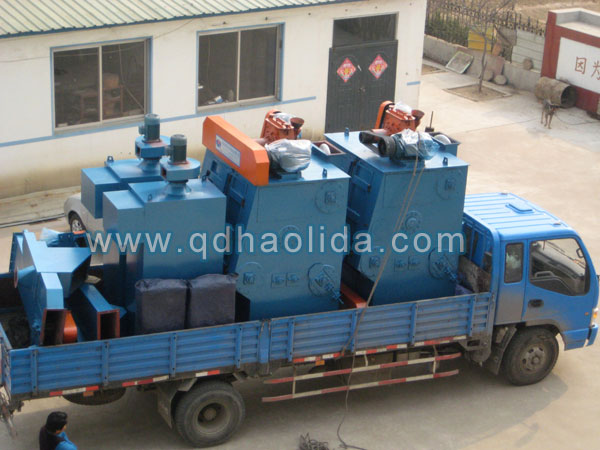 客戶訂購的履帶式拋丸機